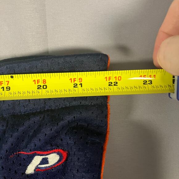 Illinois Fighting Illini Pro Player Men’s XXL NCAA Basketball Shorts Navy Orange - Picture 12 of 15